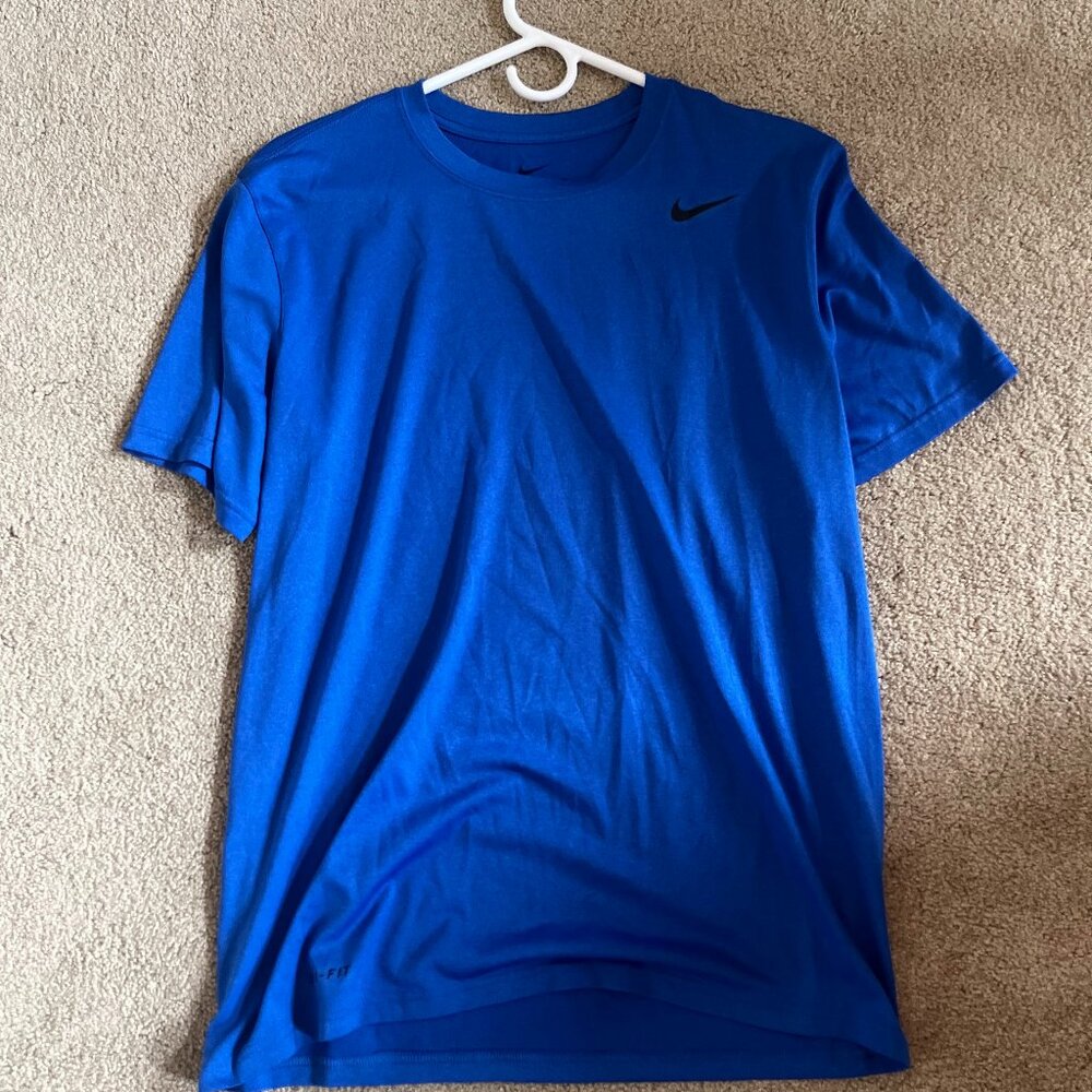 Nike Dri-FIT Men's T-Shirt – Blue, Size Medium
